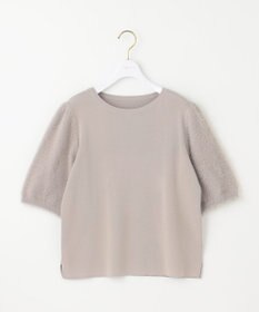 ANY SIS L 【洗える】シャギースリーブ ニット