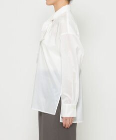 uncrave シルクライクタフタ ボウタイブラウス