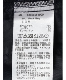 Green Parks きれいシルエットチェックパンツ