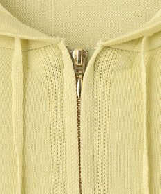 Feroux 【UVカット・接触冷感】パフスリーブニット パーカー