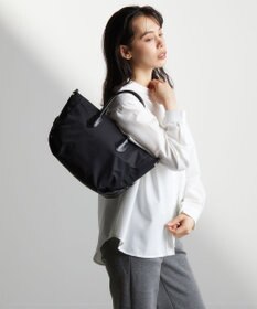 Y'SACCS ナイロン×リサイクルレザー　ホック2WAYトート　Sサイズ