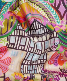 LIBERTY. リバティ ステージ 45x45 シルクスカーフ