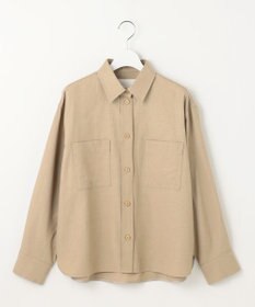 自由区 【洗える】ドビーオックスストレッチシャツ アウター