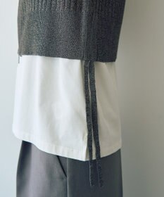 YECCA VECCA ZIPニットビスチェ