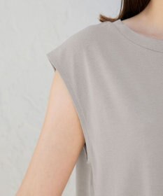 Tiaclasse 【洗える】カットソーコンビヴィンテージサテンワンピース