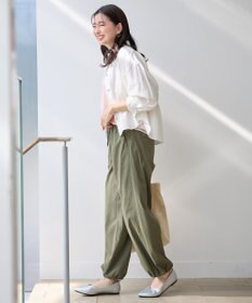 ANY 【ウエストゴム】撥水ナイロンベイカーパンツ