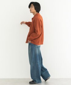 CRAFT STANDARD BOUTIQUE 柄編みニットシャツカーディガン