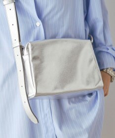 russet 【2025AW新作】レザースクエアショルダーバッグ(CE-1575)