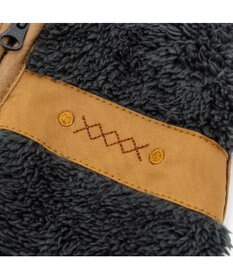 PET PARADISE ペットパラダイス 切替え 背開き ジップアップ ベスト 《ブラック》 中型犬 大型犬