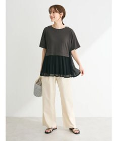 Green Parks イージーワイドパンツ