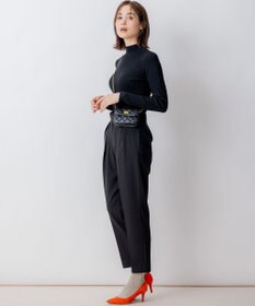 組曲 2WAYウォームストレッチ テーパード パンツ