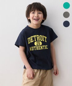 ANY KIDS ロゴプリント 半袖Tシャツ