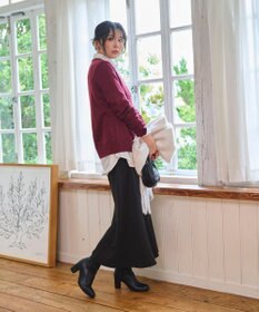 WEGO 【WEB限定/2025年秋冬新作/洗濯OK/毛玉レス/MLXLサイズ展開/オフィス/カジュアル】ベーシックニットセーター