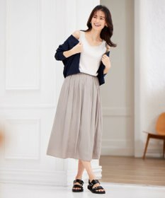 J.PRESS LADIES コットンリブ ノースリーブ カットソー