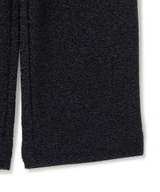 ICB L 【洗える】 シャイニーラメジャガード セミワイドパンツ