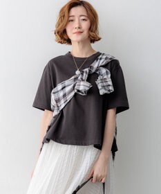 23区 L 【先行予約】スビンギザコットン フレア Tシャツ