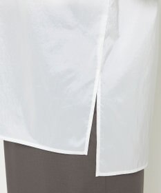 uncrave シルクライクタフタ ボウタイブラウス