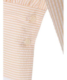 earth music&ecology サッカーストライプボーイズライクシャツ