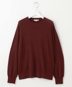 自由区 L 【カタログ掲載】ファインウールカシミヤクルーネック ニット