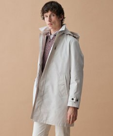 JOSEPH ABBOUD 【フード脱着仕様/JAPANファブリック/ECO撥水】ステンカラー コート