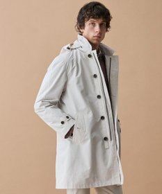 JOSEPH ABBOUD 【フード脱着仕様/JAPANファブリック/ECO撥水】ステンカラー コート
