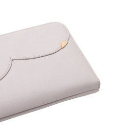 LANVIN en Bleu デクール 薄マチLファスナー長財布