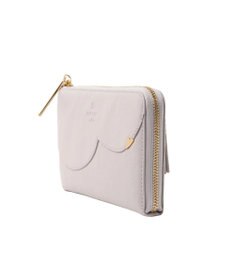 LANVIN en Bleu デクール 薄マチLファスナー長財布