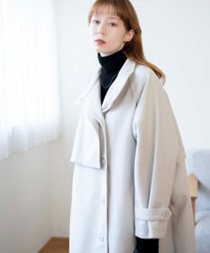 WEGO スタンドカラーロングコート