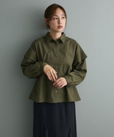 CRAFT STANDARD BOUTIQUE パネルデザインワイドシャツ