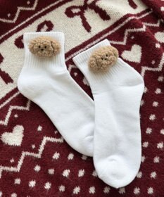WEGO ぬいぐるみアンクルパイルソックス