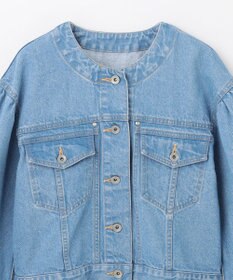 GRACE CONTINENTAL ノーカラーデニムジャケット