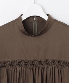 23区 【SLOW/一部店舗限定】ウォッシュドコットンサテン ワンピース