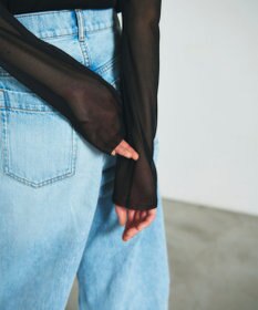 GRACE CONTINENTAL シアークルーニットトップ