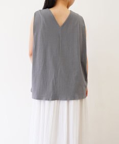 TOQUE 〈大草直子さんアドバイザー〉 【天然素材】タンギス コットン天竺ノースリーブ