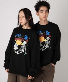 WEGO 【ユニセックス着用ITEM/SMLサイズ展開】アソートグラフィックプルオーバー（2）