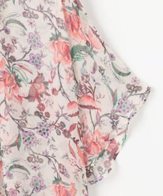 自由区 L 【カタログ掲載・洗える】マラケシュフラワープリント ブラウス