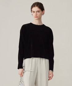 ICB L 【洗える】フロッキーベロア　プルオーバー