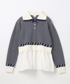 組曲 KIDS 【150-160㎝】ハーモニー ボーダートップス