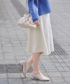 Tiaclasse ラメツイードAラインフレアスカート