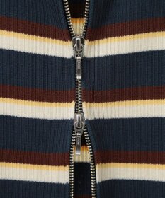 earth music&ecology Wジップリブカーディガン