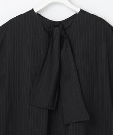 自由区 【XSサイズ～/洗える】ストレッチシャーティング フレンチスリーブブラウス