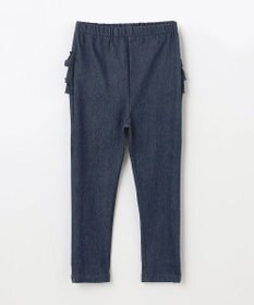 ANY KIDS 【WEB限定】フリル付き総柄レギンス