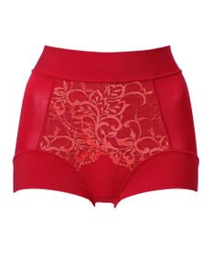 BRADELIS New York 【BRADELIS NewYork peace】綿混フィットレースショーツ25 深め 補正下着 ヒップアップ 美尻