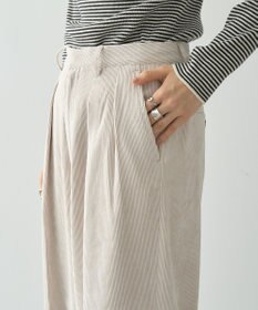 AMERICAN HOLIC コーデュロイタックワイドパンツ