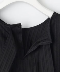 自由区 【XSサイズ～/洗える】ストレッチシャーティング フレンチスリーブブラウス