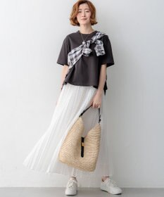 23区 L 【先行予約】スビンギザコットン フレア Tシャツ