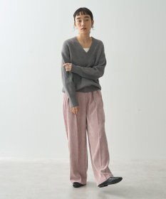 AMERICAN HOLIC コーデュロイタックワイドパンツ