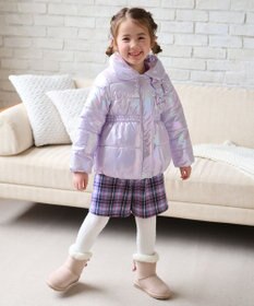 ANY KIDS 裏シャギーチェックショートパンツ