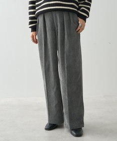 AMERICAN HOLIC コーデュロイタックワイドパンツ