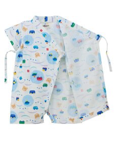 MIKI HOUSE HOT BISCUITS 【60-80cm】総柄 甚平オール